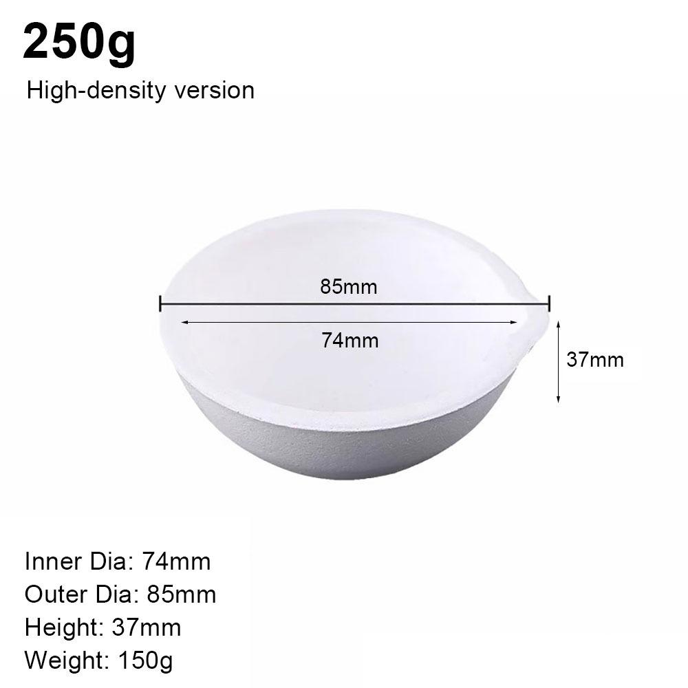 1Pcs High Temperature Silica Melting Crucible High-density Jewelry Cast Container Pot  Jewelry Tool