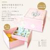 Limteh Tea Gift Set (10 Carnation Flower Teas + Glass Teapot + Luxurious Two-Tiered Box) - Elegant Set of Chinese Tea and Artisan Tea. Perfect as a Gi
