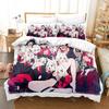 3D Print Helltaker Bedding Set Single Twin Full Queen King Size Bed Set Aldult Kid Bedroom Duvetcover Sets Anime