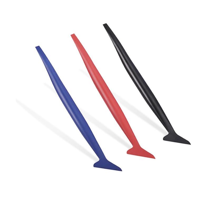 3-18PCS Car Vinyl Wrap Tool Kit 3 in 1 Vinyl Flexible Micro Squeegee Curves Slot Tint Tool Automotive Vinyl Wrap Film Install