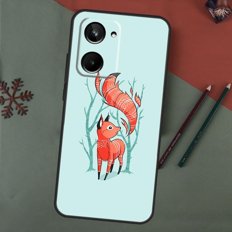 

Winter Fox Foxes Case For Realme 15 Pro GT7 GT6 C65 C67 C61 C53 C55 C51 C35 C63 C71 C75 11 12 13 14 Pro Plus Realme GT7