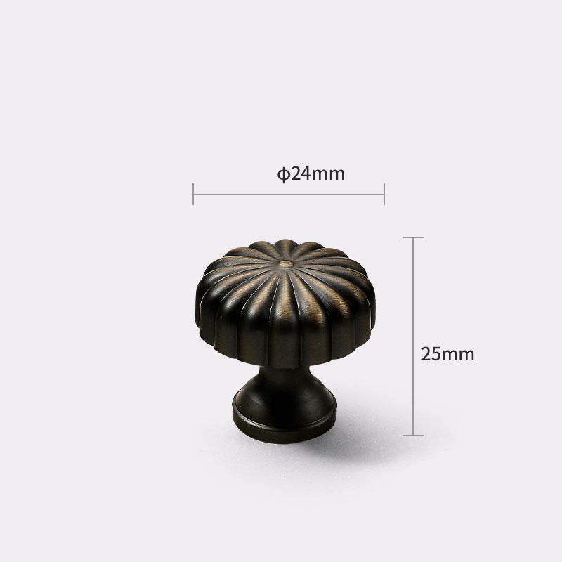 Brass Single-Hole Handle Solid Pure  Handle  Mini Drawer Knob Wardrobes Cabinets TV Stands  Bathroom Vanities Pull