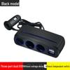 Car Multi-Function Socket & Charger Adapter: 1-to-3 Cigarette Lighter, 1-to-2 Power Distributor Plug