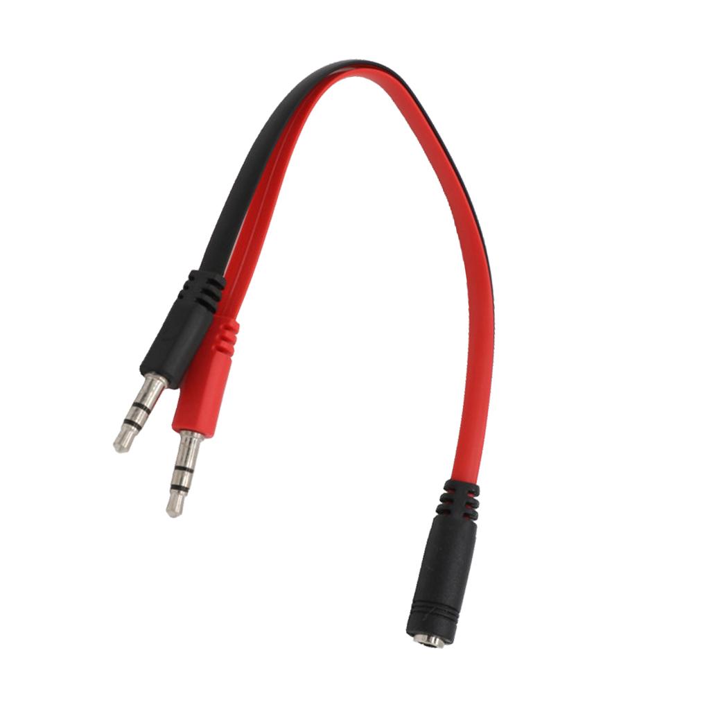 

3,5 мм двойной экранированный аудиокабель, профессиональный адаптер, разветвитель для наушников, звуковая консоль для видеокамеры смартфона