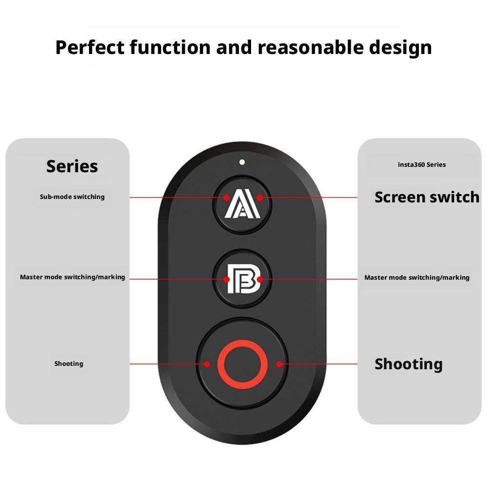 Action Camera Bluetooth Remote Control For Insta360 X4/X3/X2/G03S/G03/ACE PRO2/ACE PRO for Gopro 13/12/11/10/9/8