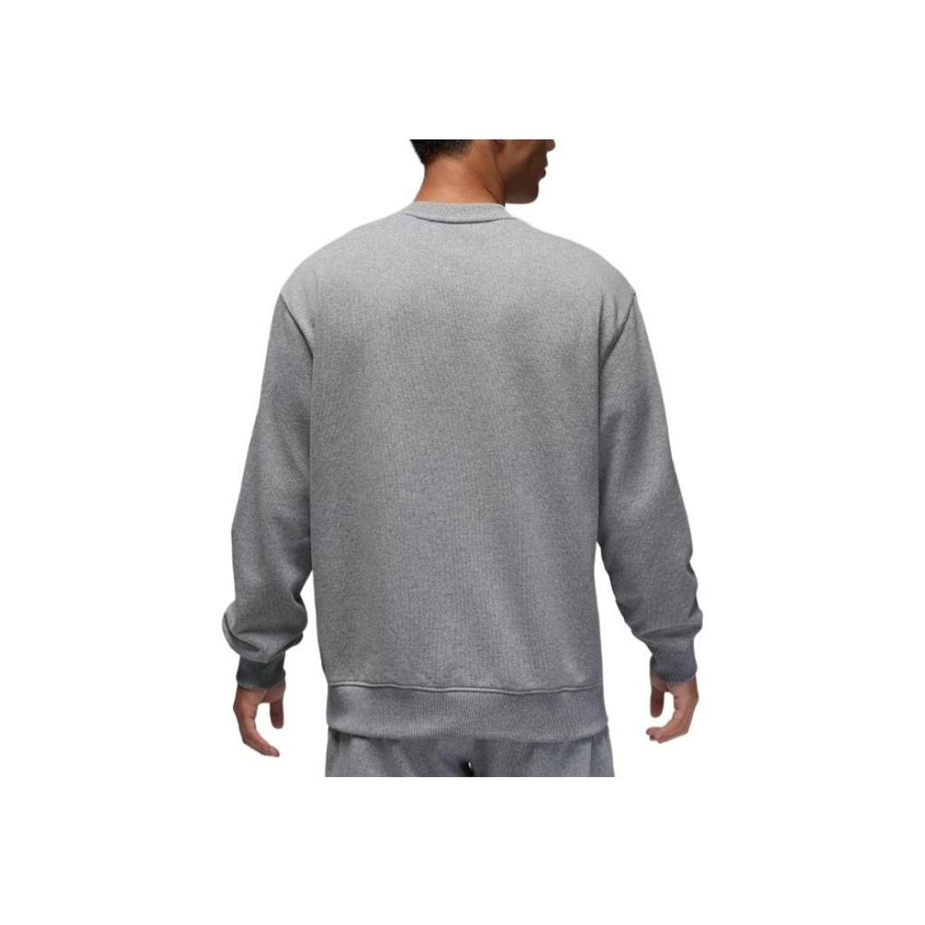 Jordan Flight Fleece Crewneck Sports Comfortable Soft Long Sleeve Sweatshirt Men sweatshirt Carbon FV7259-091
