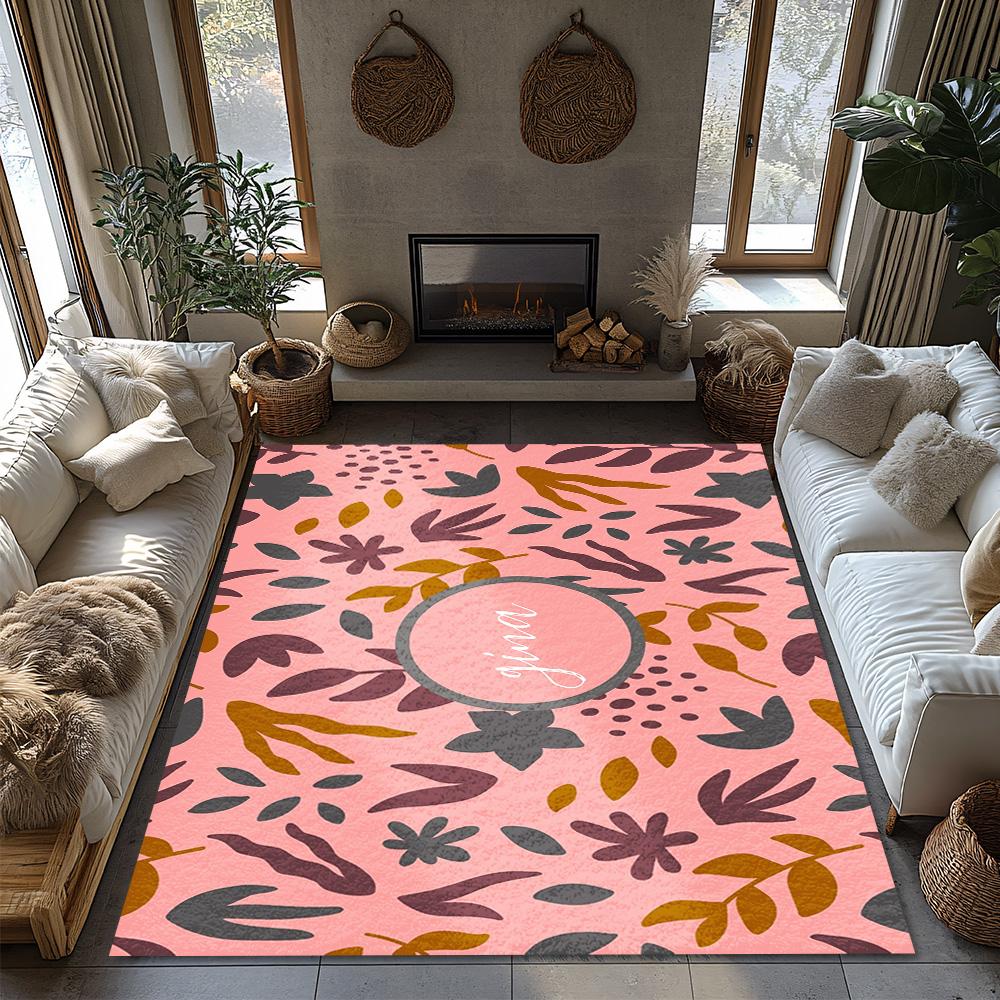 Botanical Doormat Indoor Outdoor Washable Floor Mat Entryway Rug Farmhouse Decor Tropical Leaf Pattern Welcome Mat Home Decor Ar