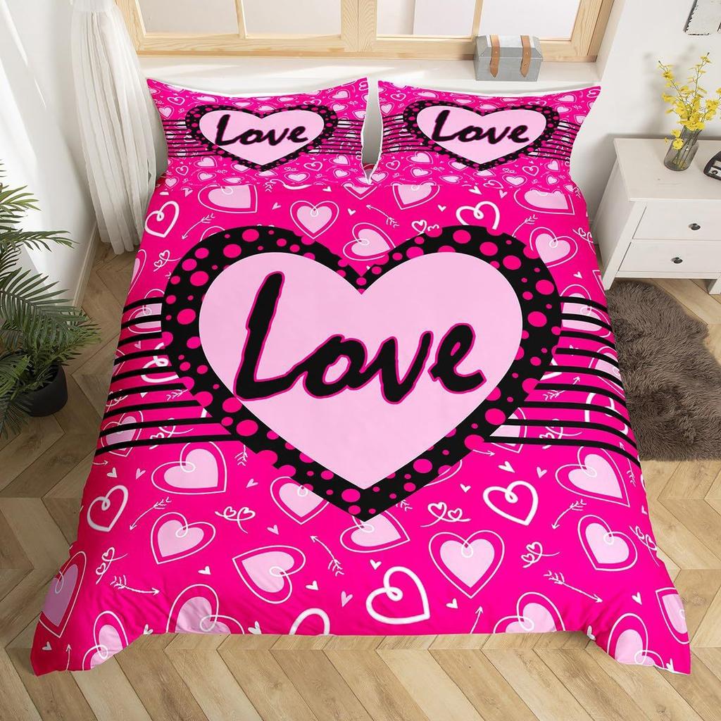 Modedrucktechnologie, 3D-Digitaldruck, Bettwäsche, Bettbezüge, Kissenbezüge, dreiteilige Sets