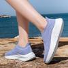 Summer New Breathable Mesh Shoes Outdoor Non-slip Walking Shoes Comfortable Men Sneakers Loafers Slip On Knitted Casual Women