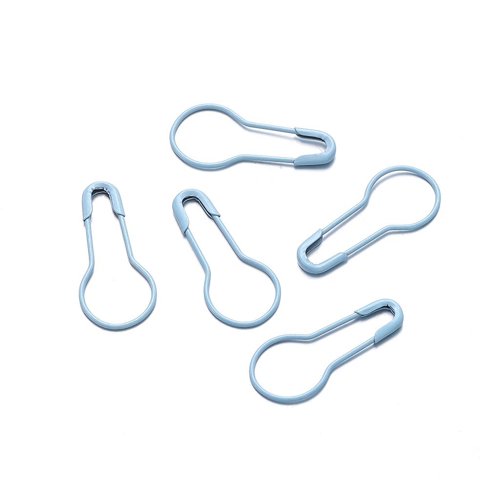50/100pcs/Lot Colorful Gourd Shape Safety Pins Paper Clip DIY Sewing Tools Metal Needles Large Safety Pin Brooch Accessories
