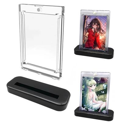 WISSUA Magnetischer Lader Karte UV 35pt Hülle für und MTG Schützt und Bewahrt Karten Etui, Schutz, [Offiziell Kompatibel] Pokémon Karten, Yu-Gi-Oh!