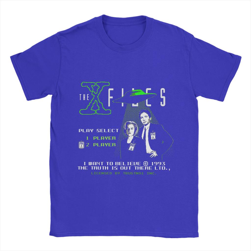 The X Files Movie T Shirts Men's  100% Cotton Novelty T-Shirt Crewneck  Tee Shirt Short Sleeve Clothes Birthday Present