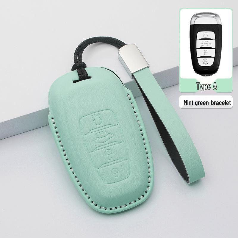 Key Cover and Buckle for Hongqi: HS5, H5, H9, HS7, H6, HS3, HQ9, and EH7 Models
