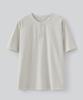 Pabeulega Pigdye Henley Neck T-Shirt (Oatmeal)