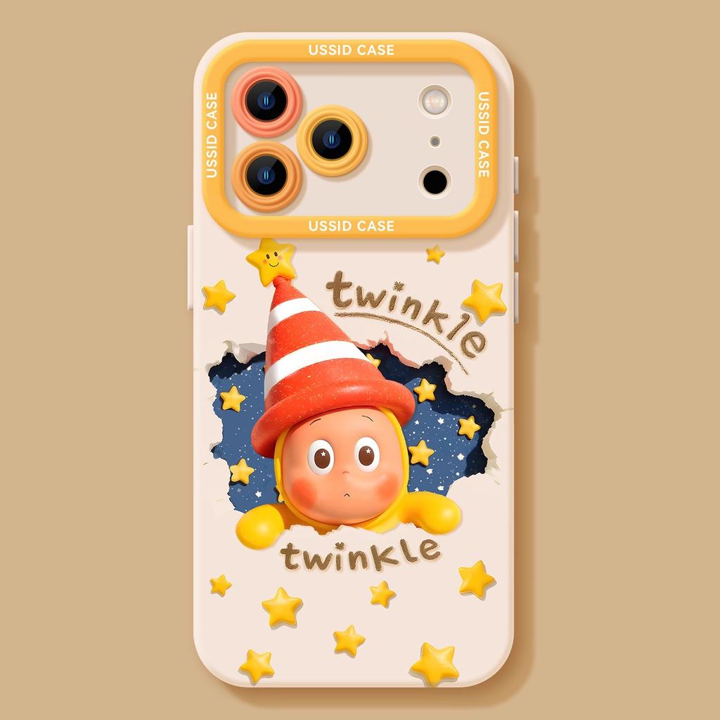 Apple Mobile Phone Case 17 Doll Suitable for iPhone16promax Girls High-value Magnetic Suction Bracket Soft Case