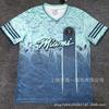 Summer Men's Brazilian Football Elements Training Football T-shirt Digital Printing Comfortable Breathable Quick Drying