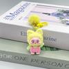 Lucky Cat Keychain Plush Toy With Handwave Design For Gift And Decor