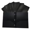 File Folder with Pockets Prong Fasteners PP Plastic A4 Size Waterproof Tear-Resistant