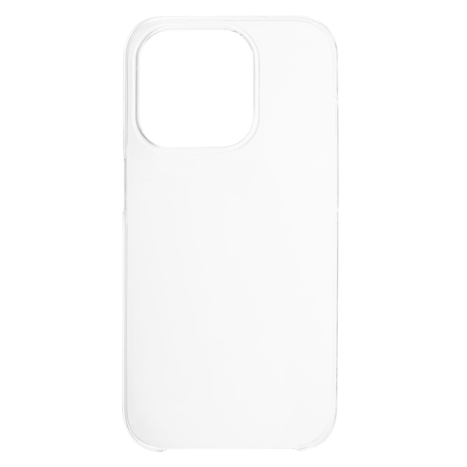 

For iPhone 15 Pro Clear Case Full Protection Acrylic+PET+TPU Phone Cover A