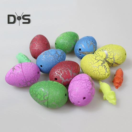 60Pcs Easter Dinosaur Egg Hatching Toy Kids Toddlers Boys Girls Dino Birth Growing Toy Classroom Students Exchange Gift Party Favors
