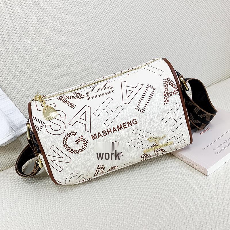 Trendy Versatile Floral Crossbody Shoulder Bag - Large Capacity Pillow Design