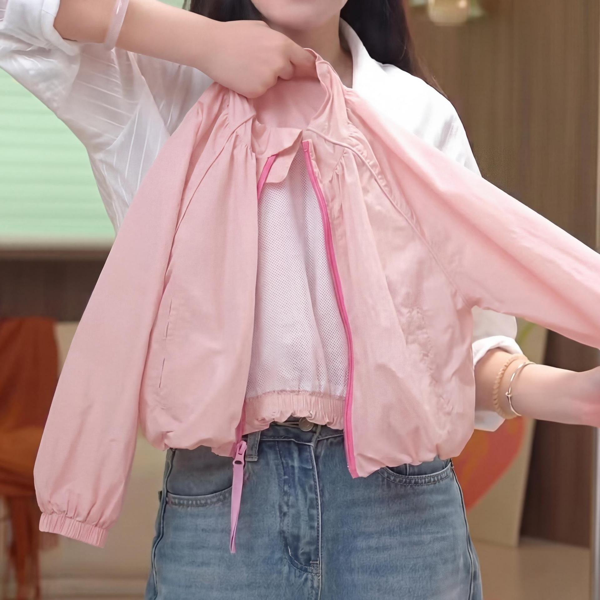 Girls  Lightweight Sun Protection Jacket - Summer 2026 Style 150 cm