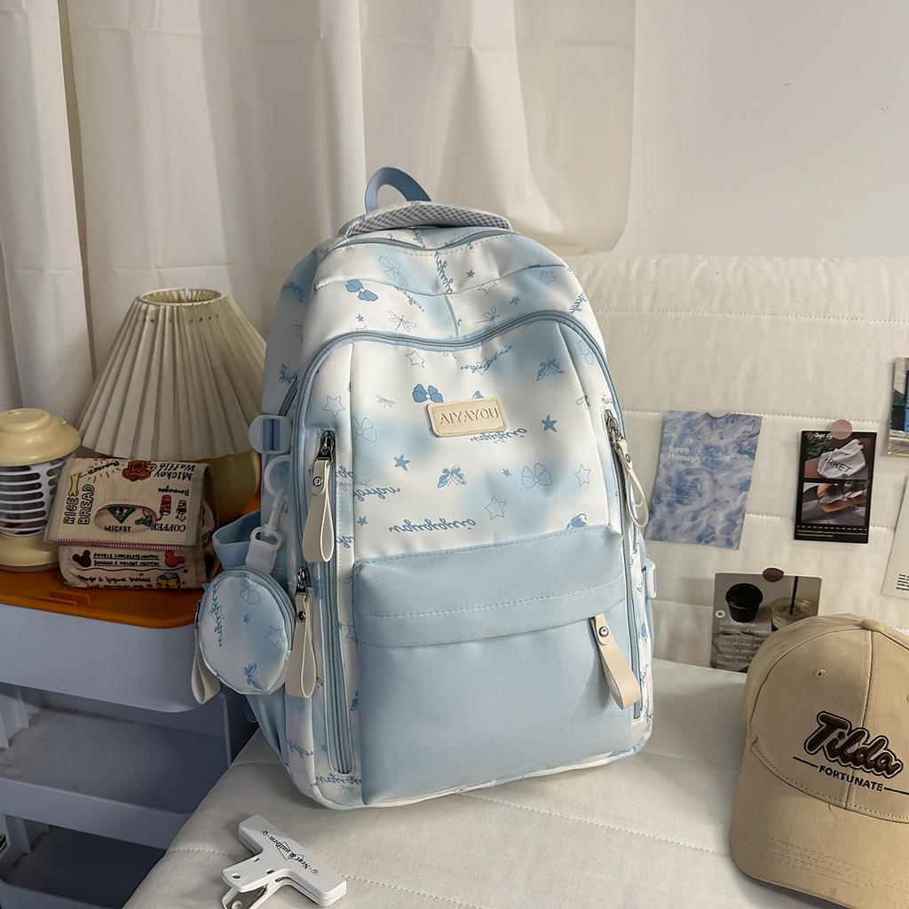 Schoolbag1011 New High-value Large-capacity Backpack Niche Design Backpack Cute Cartoon Schoolbag Girl Backpack