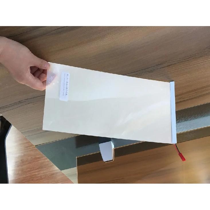 21*30cm Inteligentna Folia na Szyby Okienne Personalizowana Inteligentna Folia PDLC Magiczna Przełączalna Przezroczysta Elektryczna Folia Próbka Rozmiaru A4 Do Testów