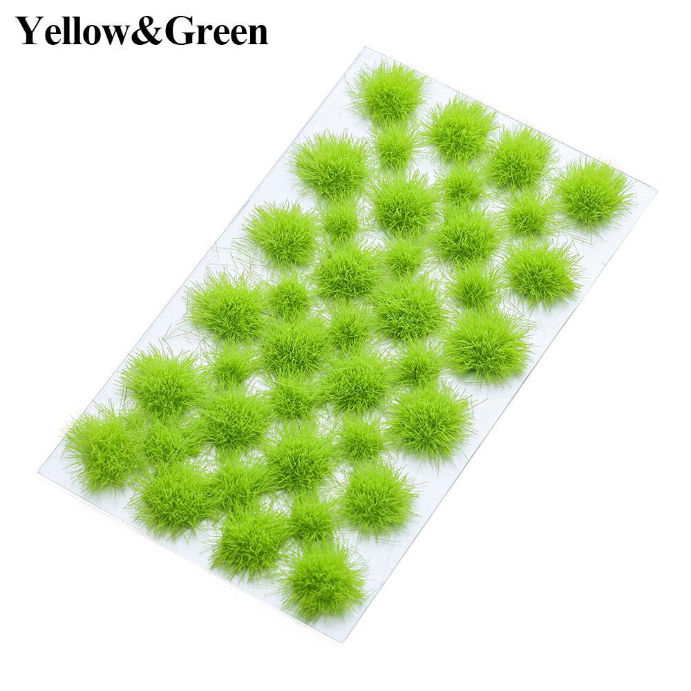 Mutlicolor Simulation Grass Nest Model Sand Scene DIY Material Realistic Grass Tuft Miniature Grass Bushes Plant Cluster Scenery