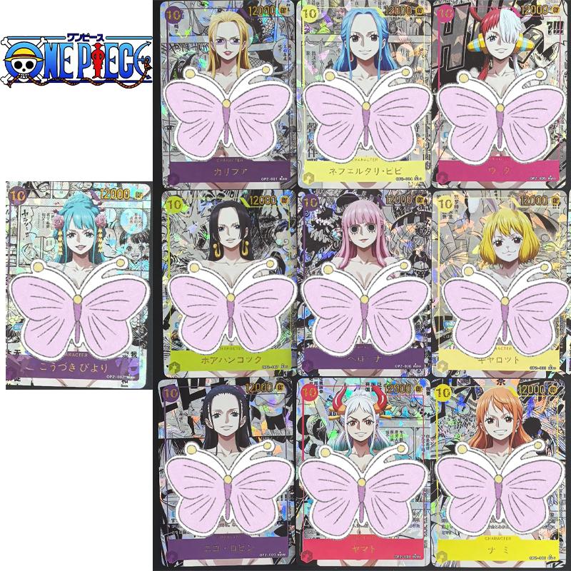 DIY One Piece Self Control Collect Signature Trading Flash Card Anime Cartoon Gift OPGC PSA10 Collectible