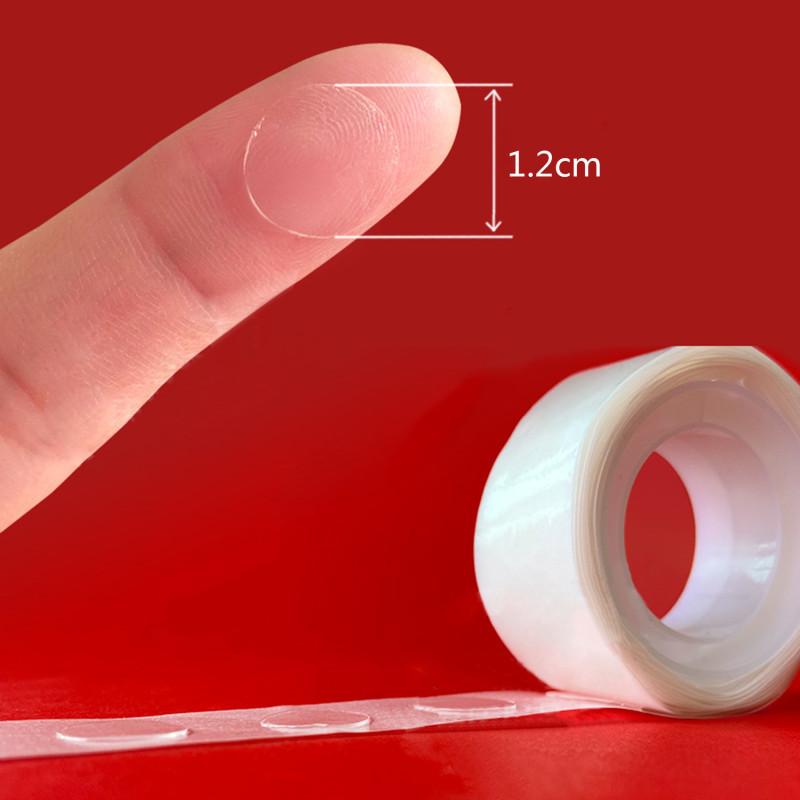 1 Roll Double-sided Adhesive Dots Transparent Removable Balloon Adhesive Tape Glue For Diy Craft Wedding Birthday Party Decor