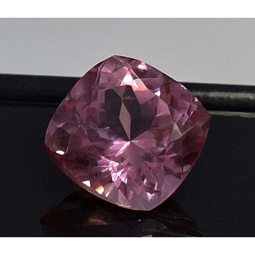 Cushion Cut Natural Pink Morganite 7-9 Ct Fabulous Certified Loose Gemstone