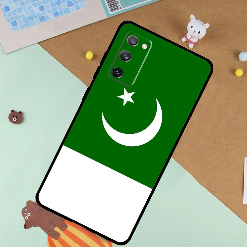 Pakistan Flag Soft Case For Samsung Galaxy S24 Ultra S9 S10 S20 S22 S21 Plus S23 FE S25 Ultra Funda Cover