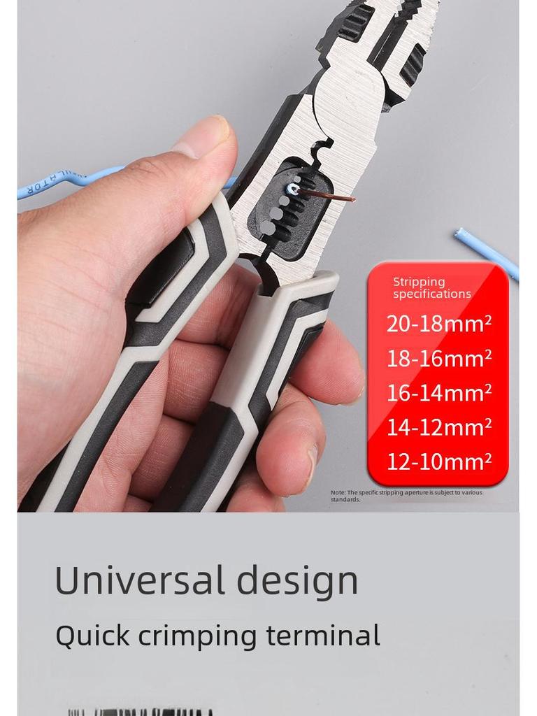 Multifunctional Needle-Nose Pliers: Vise Grips, Wire Cutters & Household Diagonal Tools