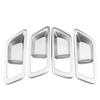 4Pcs ABS Chrome Car Inner Door Handle Bowl Cover Decoration Sticker Trim for Toyota CHR C-HR 2016 -  Interior Accessories