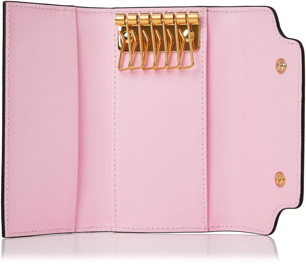 MARNI Key Case PCMO0017U1-LV520 Key Case 6 Hooks Women's Orchid, Lily White, Rose, and Soft Beige [Used]