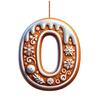 Child Safe Acrylic Christmas Letter Ornament Gingerbreads Homes Decors For Car Homes Decoration Holiday Party Accessory