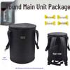 1129 Round MACPRO Trash Can Style Backpack for Computer and Accessories