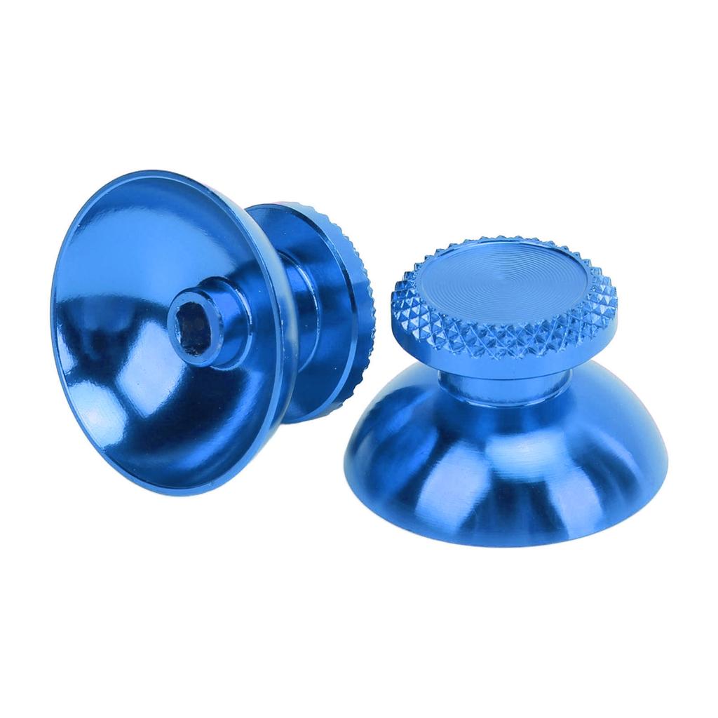 2Pcs Metal Analog Grips Stick Thumbsticks Controller Aluminum Alloy Metallic Joystick Handheld Game Console Accessories
