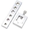 Bolt Drill Jig Metric, VS559 Metal Nut Bolt Drill Jig High Hardness Safety Wire Drill Set for Secure Locking Wire