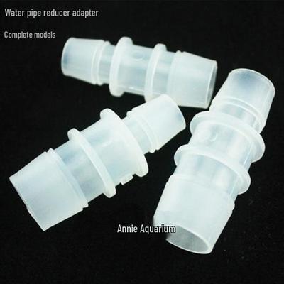 Aquarium Plastic Pipe Reducer Adapter: Converts 8mm To 12mm To 16mm