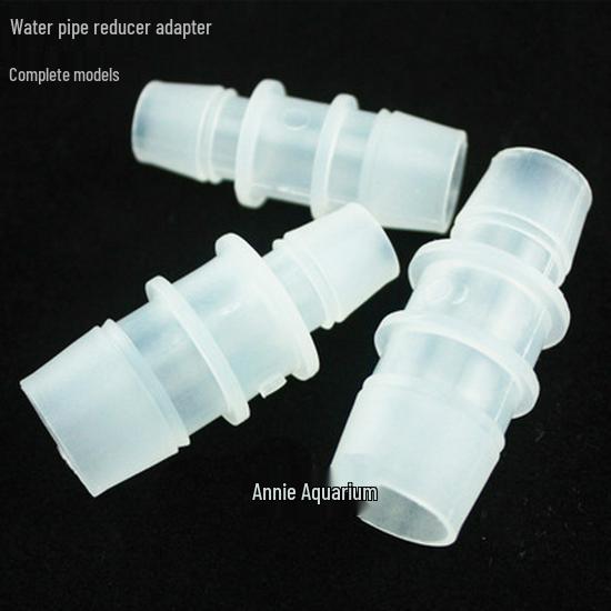 Aquarium Plastic Pipe Reducer Adapter: Converts 8mm to 12mm to 16mm 4mm to 8mm Converter