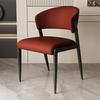 Nordic Luxury Hotel and Home Dining Chair with Backrest
