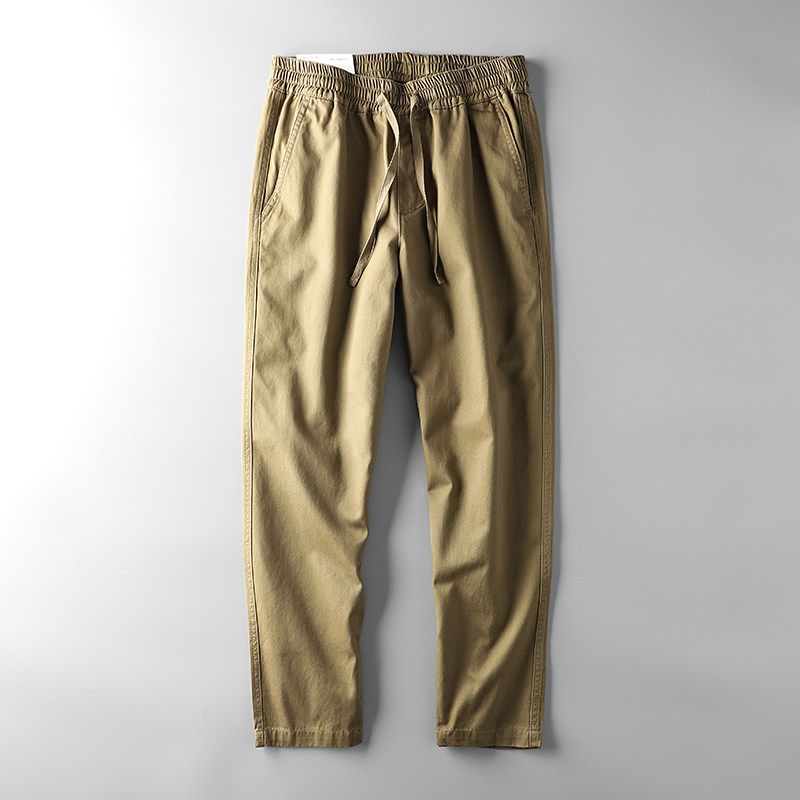 Cattle Goods Autumn and Winter Sanding Export Original Pants Khaki XL