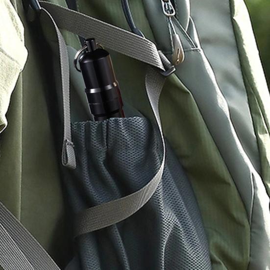 Metal Herb Roll Storage Box with Keychain Portable Travel Mini Herb Roll Case Ashtray Multi-function Pill Organizer Container