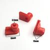 20pcs Auto Clips For BMW 07147212877 Grommet Nut for Screws- X1 & 1-Series Centre Console Clips Red Plastic Car Fastener