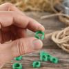 100Pcs 18mm Chicken Feet Ring Green Color Duck Feet Ring Breeding Foot Ring  Duck Farming
