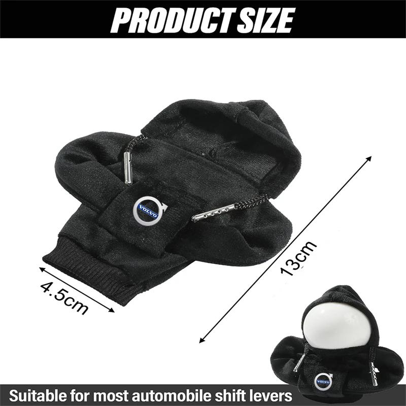 Auto Schaltknauf Hoodie Logo Knaufabdeckung Manuelles Griffschaltgetriebe Matte Für Volvo XC90 XC60 V50 S60 V70 V60 V40 S90 olestar AWD XC40 S80