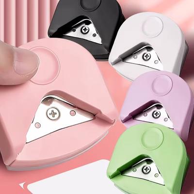 Cortador de Papel Arredondador de Canto Circular R4 Portátil Aparador Perfurador para Cartões Corte de Fotos Artesanato DIY Ferramentas de Scrapbooking