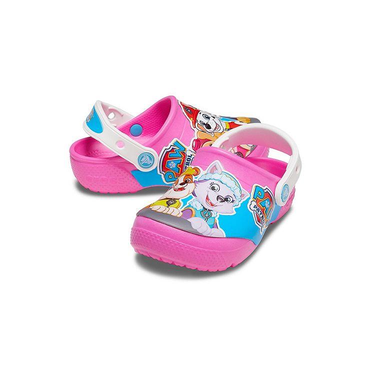 Crocs Classic Clog Paw Patrol Trendy Versatile Hole Sports Sandals Kids Sandals Electric-Pink 206276-6QQ